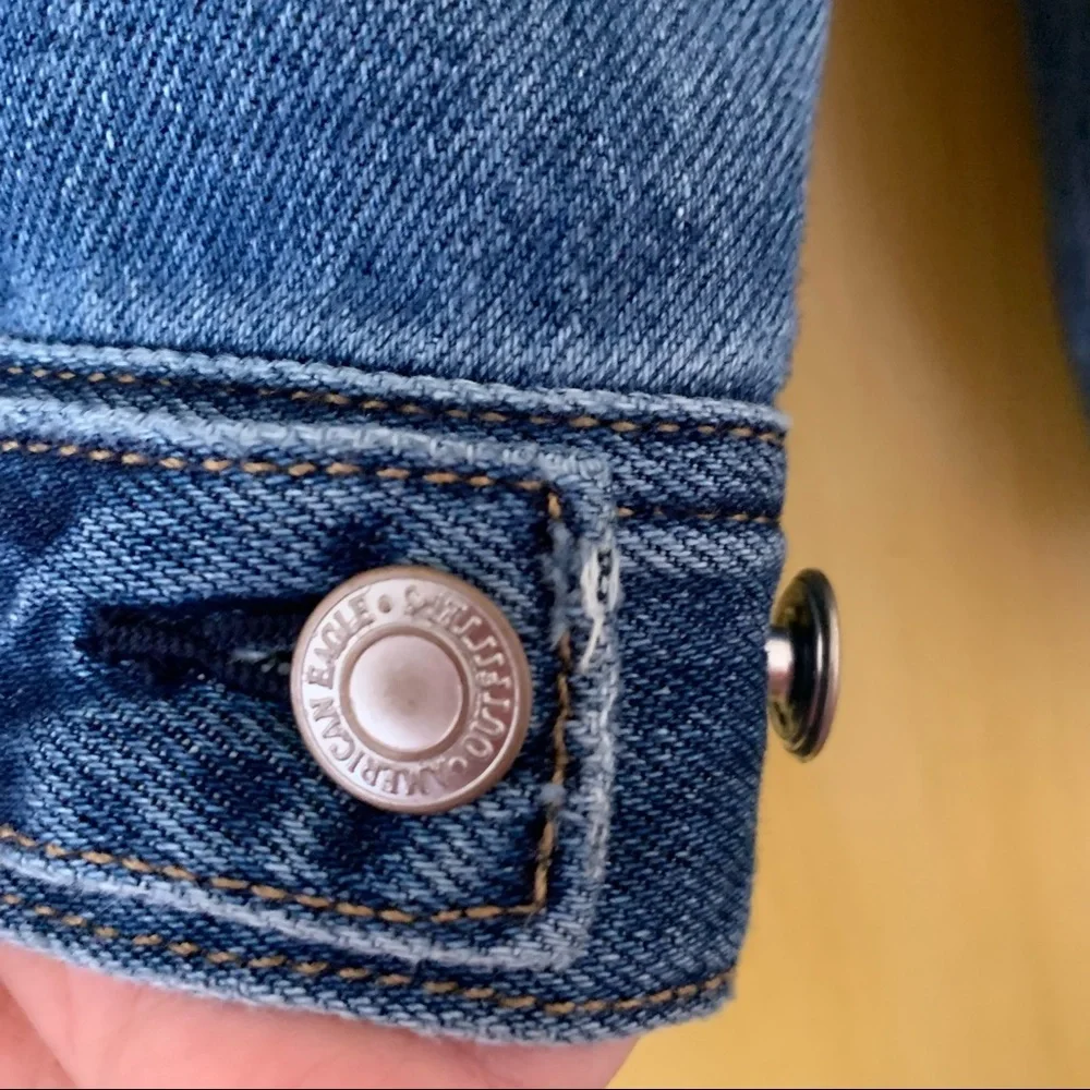 American Eagle Jean Jacket Classic style - Picture 8 of 10